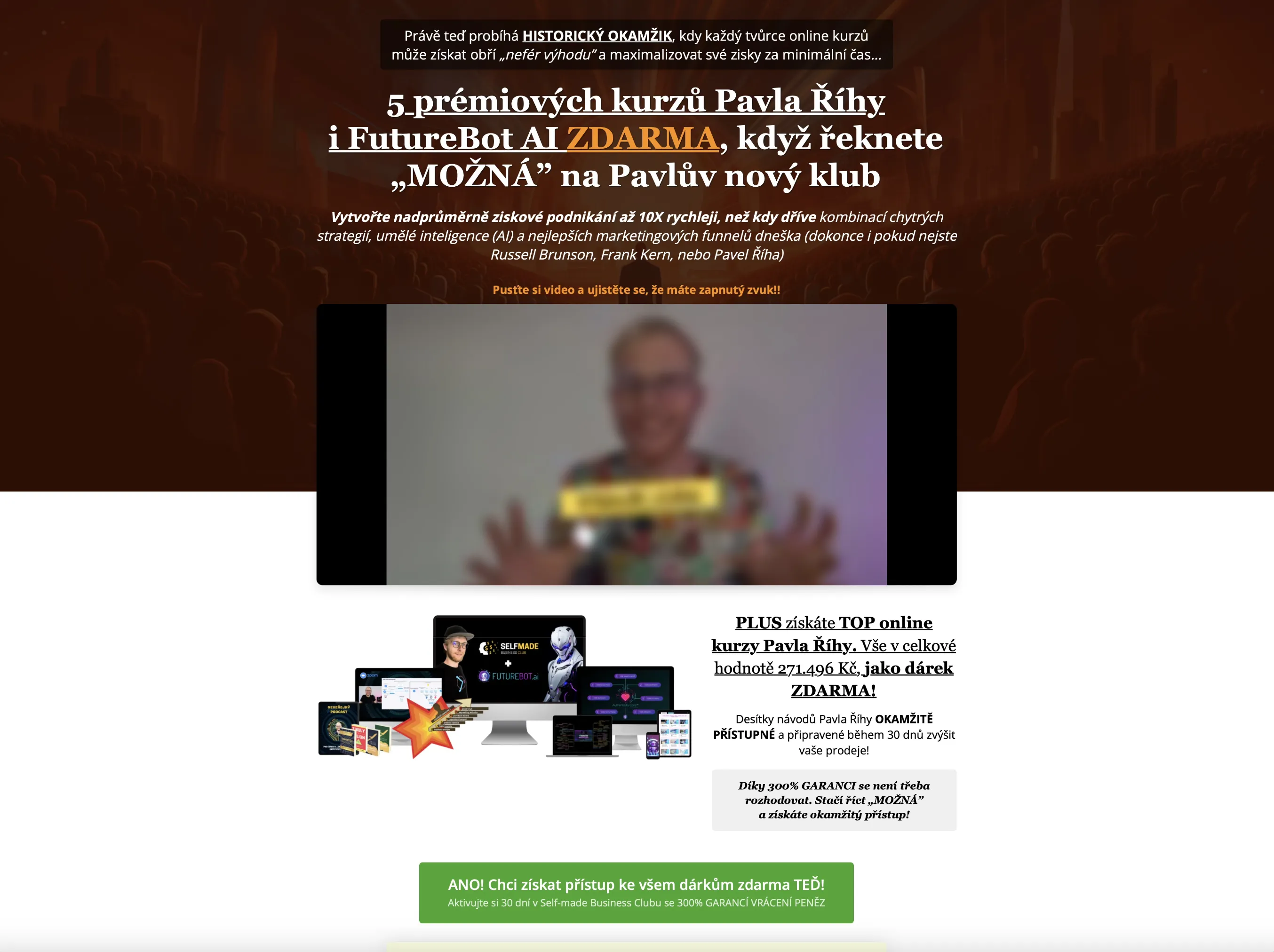 Nejbláznivější nabídka Pavla Říhy